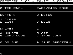 Screen from Specterm