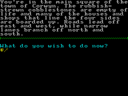 Screen from The Spectre of Castle Coris