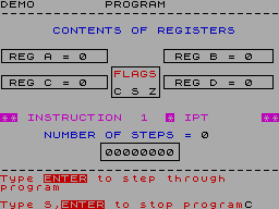 Screen from Spectrosim