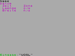 Screen from Spectroskop