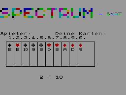 Screen from Spectrum-Skat