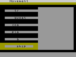 Screen from Spectrum 48K Sample Cassette