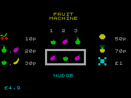 Screen from Spectrum Arcade Pack