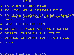 Screen from Spectrum File