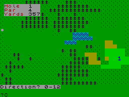 Screen from Spectrum Golf