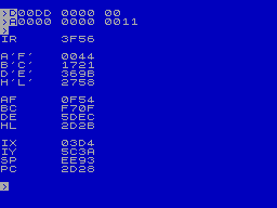 Screen from Spectrum Monitor