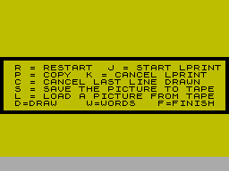 Screen from Spectrum Pantograph