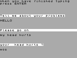Screen from Spectrum Smalltalk