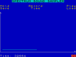 Screen from Spectrum Sound Sampler