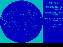 Screen from The Spectrum Star Atlas