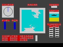 Screen from Spectrum Substrike