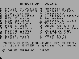 Screen from Spectrum Toolkit [2]