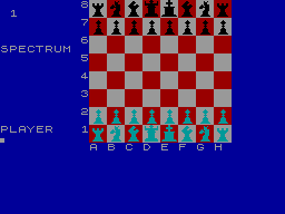 Screen from Spectrum Voice Chess