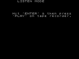 Screen from Speech Synthesizer