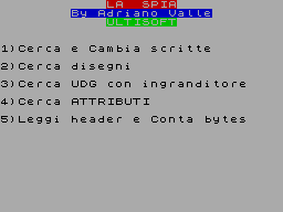 Screen from La Spia