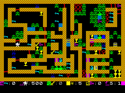 Screen from Spidoid