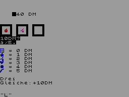 Screen from Spielautomaten