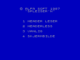 Screen from Spleiser'n