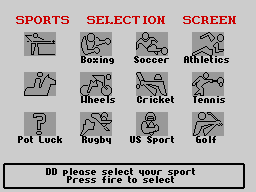 Screen from Sporting Triangles
