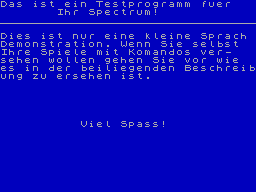 Screen from Sprache