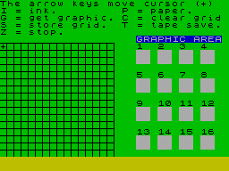 Screen from Sprite Designer