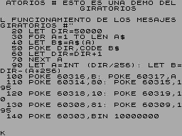 Screen from Sprite I