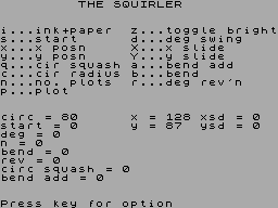 Screen from The Squirler