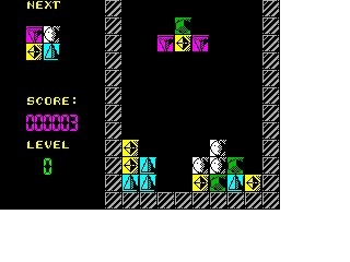 Screen from Staketris