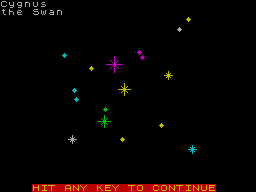 Screen from Star Chart