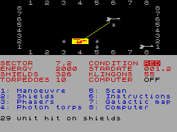 Screen from Star Trek - The Computer Program