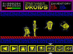Screen from Star Wars Droids