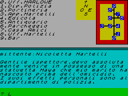Screen from La Statuetta Maya