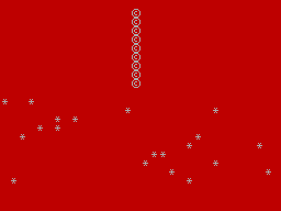 Screen from Stellar Evade