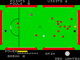 Screen from Steve Davis Snooker