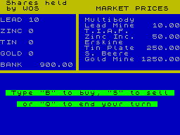 Screen from Stock Market