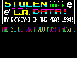 Screen from Stolen Data