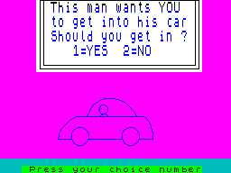 Screen from Stranger Danger