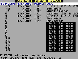 Screen from Streams