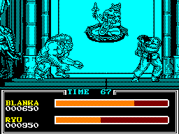 Screen from Street Fighter II