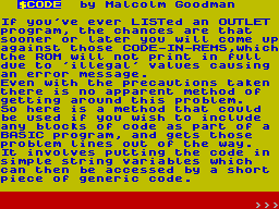 Screen from String-Code