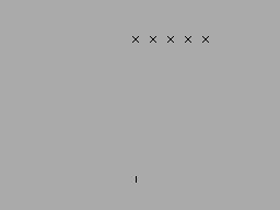 Screen from String Invaders