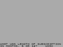 Screen from Subcalc