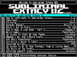 Screen from Subliminal Extacy 2