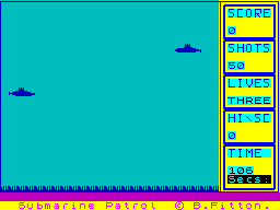 Screen from Submarine Patrol
