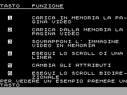 Screen from Subroutine