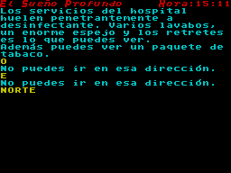 Screen from El Sueno Profundo