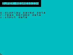Screen from Super-Regression