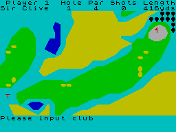 Screen from Super Golf