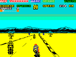 Screen from Super Hang-On