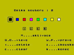 Screen from Super Load Editor